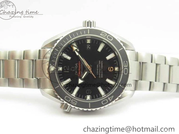 1230 Sleek Planet Ocean Professional Ceramic Bezel 42mm 1:1 MK Best Edition Silver Markers On SS Bracelet A 8085